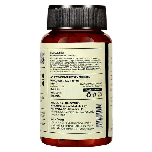 Jiva Ayurveda Karela Jamun Juice & Diatrin Tablets Combo | Swadesiicart