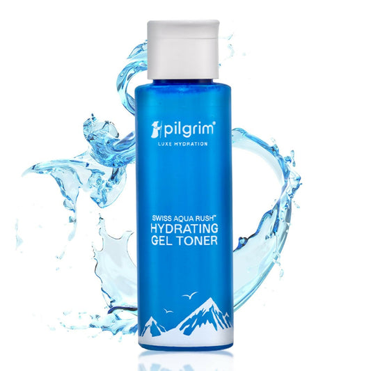 Pilgrim Swiss Aqua Rush Hydrating Gel Toner For Glowing Skin, Long Lasting Hydration Plump & Healthy Skin - Pilgrim