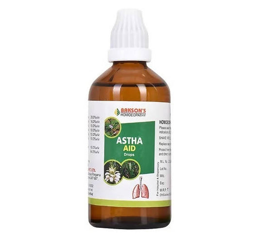Bakson's Homeopathy Astha Aid Drops | Swadesiicart
