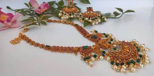 Matt Finish Temple Jewellery - Swadesiicart