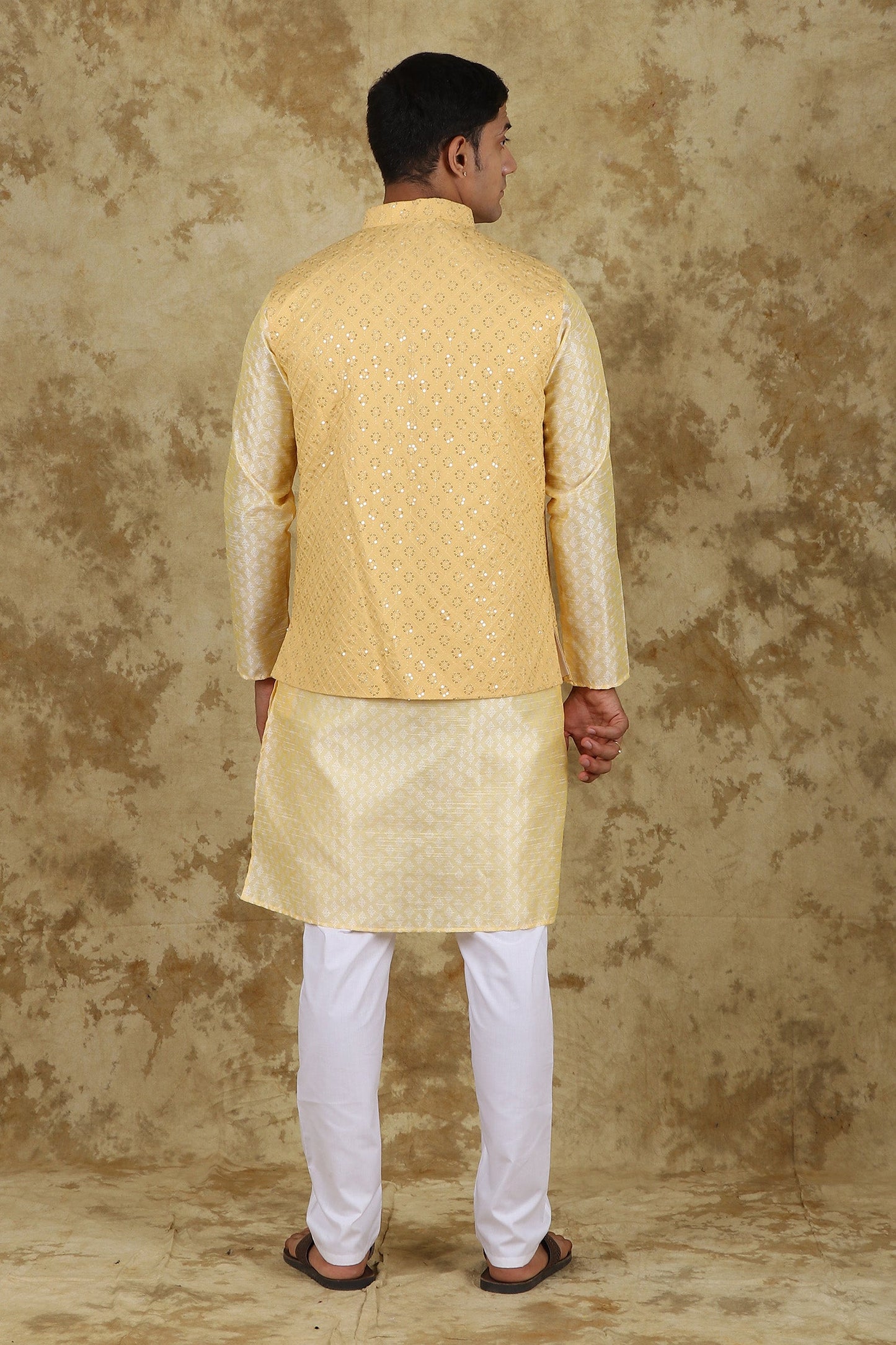 Bluesaanchi Men's Mango Waistcoat | Swadesiicart