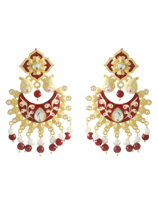 Silver-Plated Alloy Oxidised Round Earrings With Ring Combo - The Pari - Distacart