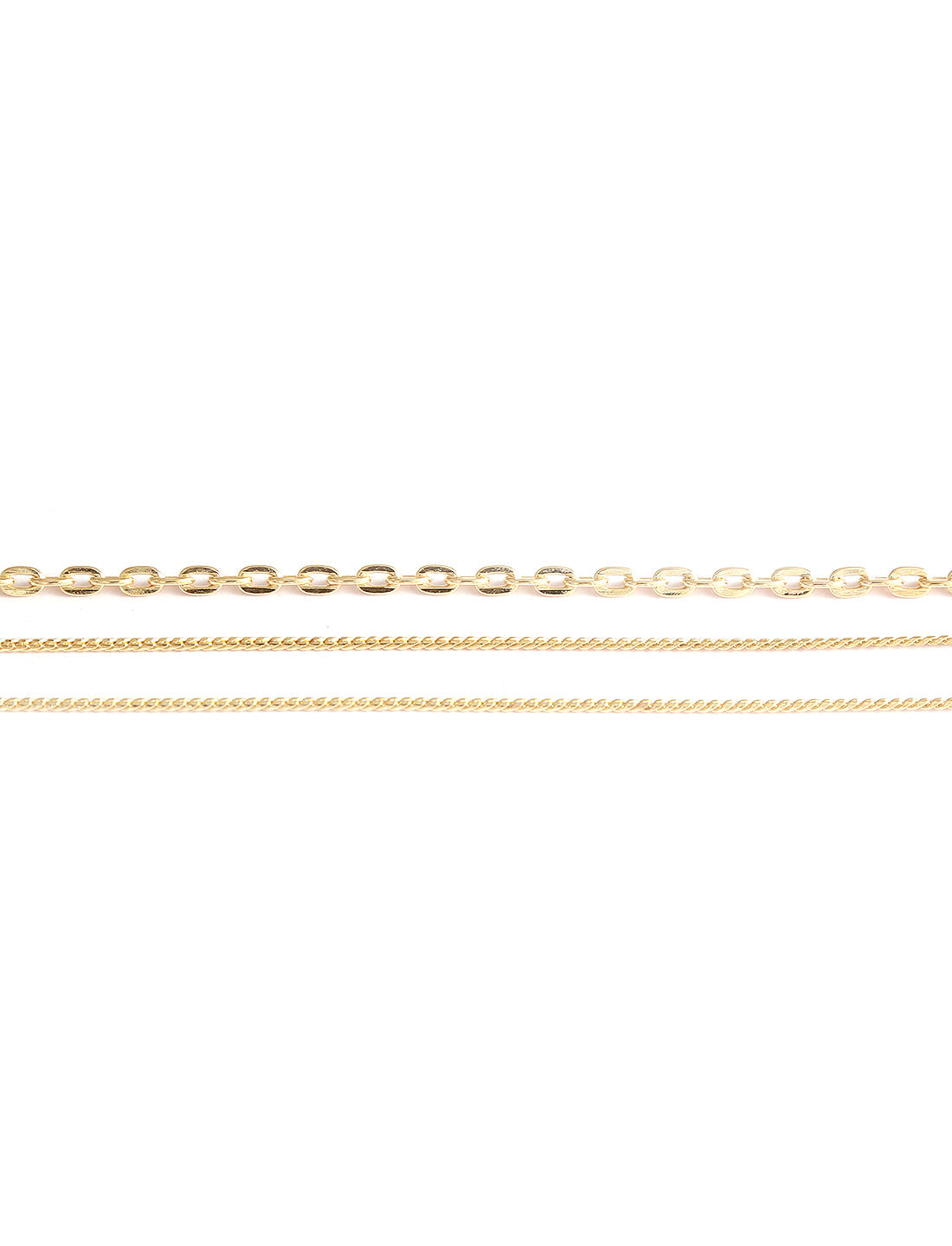 Gold-Polished Alloy Designer Embossed Double Layer Necklace - The Pari | Swadesiicart
