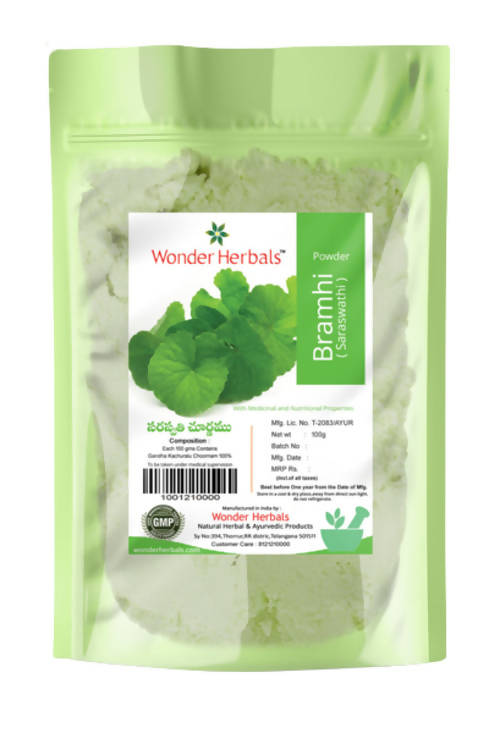 Wonder Herbals Saraswathi (Brahmi) Powder | Swadesiicart