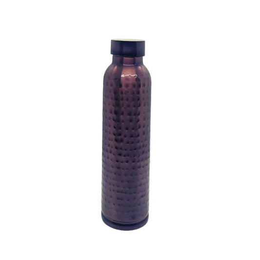 Tamas Hammered Antique Oreo Copper Water Bottle - Swadesiicart