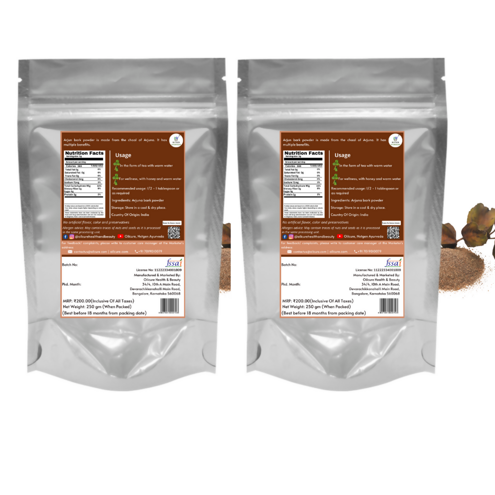 Nxtgen Ayurveda Arjun Bark Powder - Swadesiicart