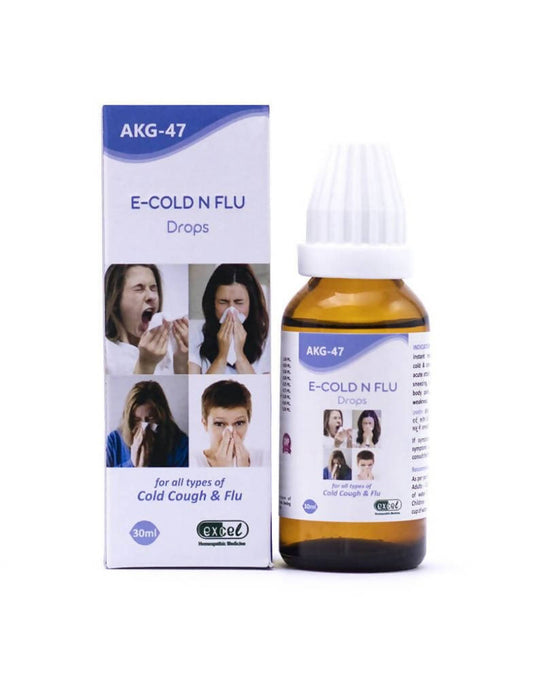 Excel Pharma E-Cold N Flu Drops | Swadesiicart
