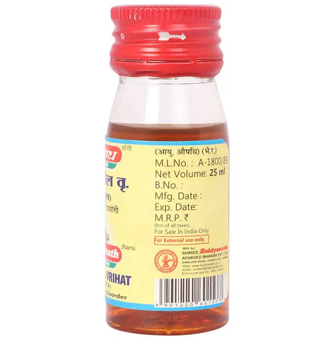Baidyanath Jhansi Vishnu Tel Vrihat (Kesar Yukta) - Swadesiicart