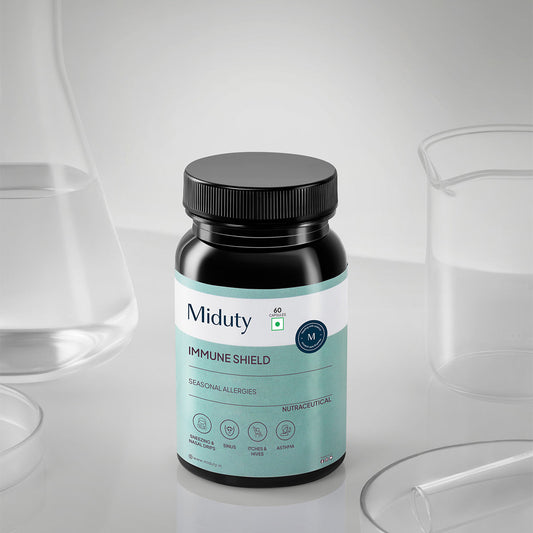 Miduty by Palak Notes Immune Shield Seasonal Allergies Capsules - Swadesiicart