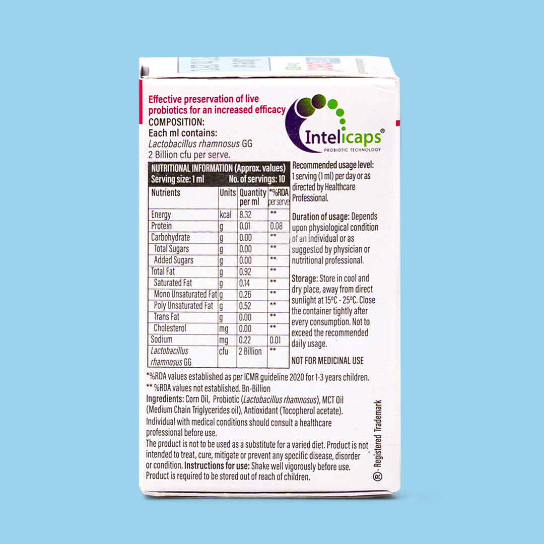 Dr Morpen Intebact Probiotic Drop 2 Billion Drop | Swadesiicart
