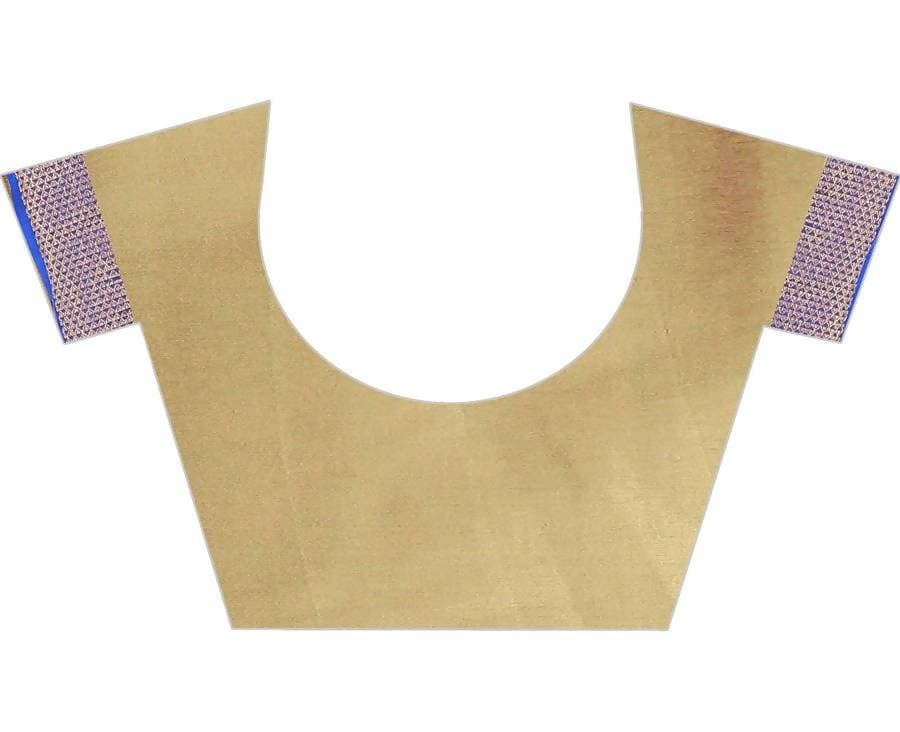Vamika Banarasi Cotton Silk Weaving Brown Saree (DOCTOR MOR CHIKU) | Swadesiicart