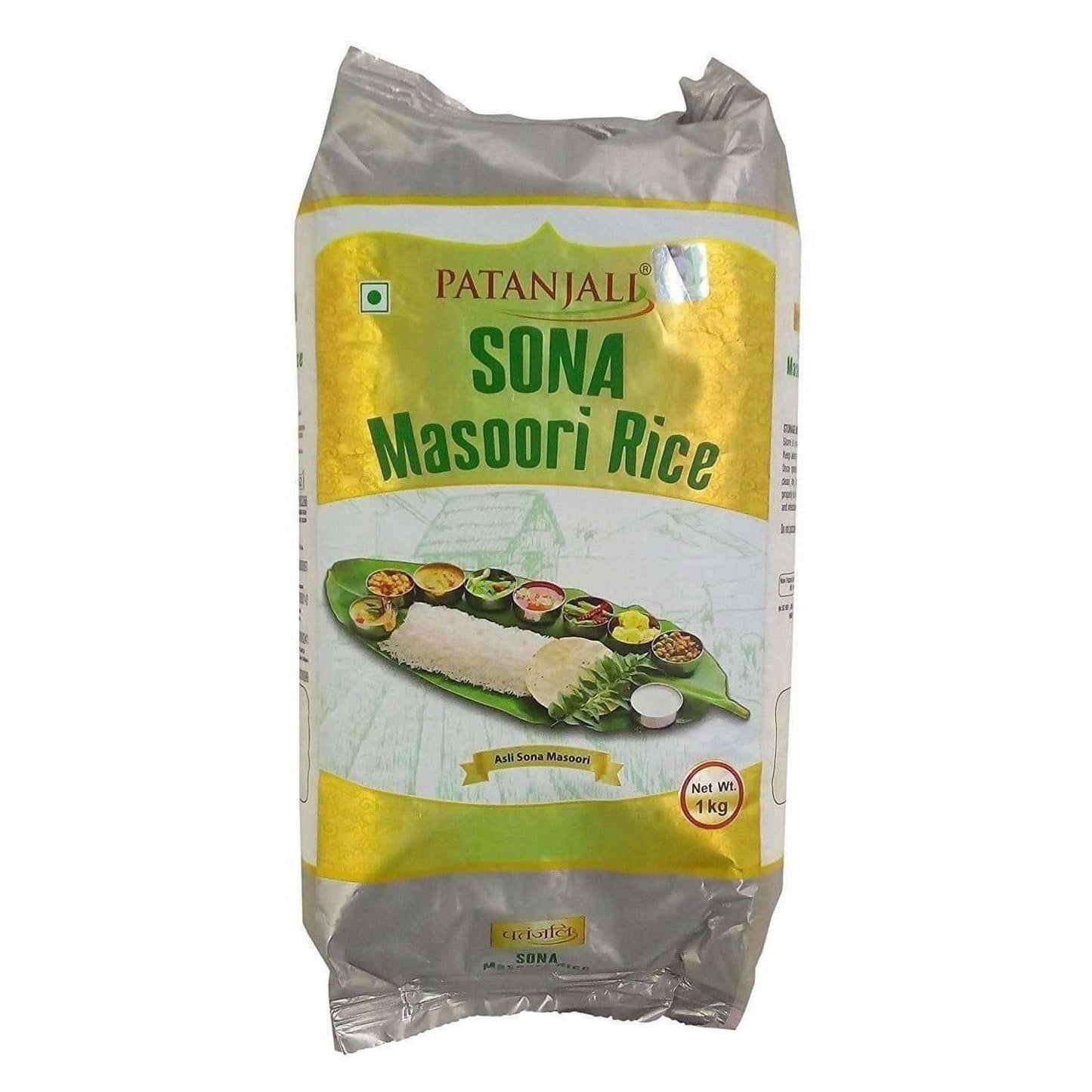 Patanjali Sona Masoori Rice ( 1 kg) | Swadesiicart