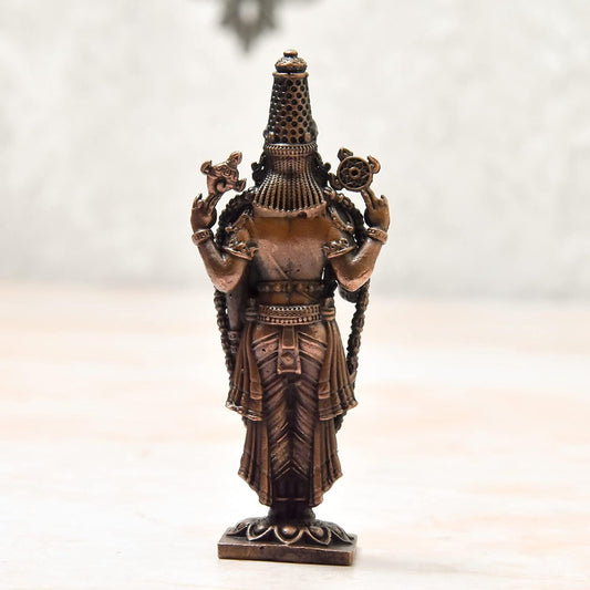 Bhimonee Decor Handmade Copper Balaji Idol - Swadesiicart
