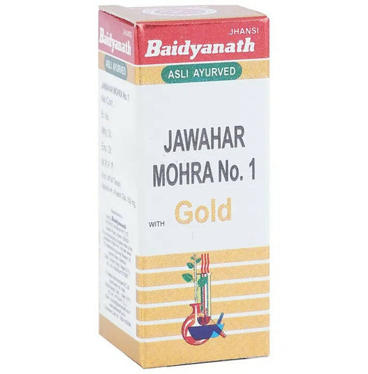 Baidyanath Jhansi Jawahar Mohra No. 1 with Gold Tablets - Ayurvedant Pvt. Ltd.