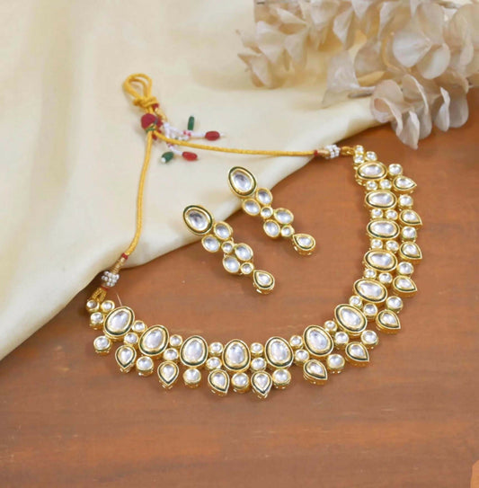 Joban Fashion Copper Kundan Jewellery Set | Swadesiicart