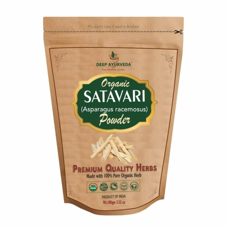 Deep Ayurveda Organic Satavari Powder - DEEP AYURVEDA