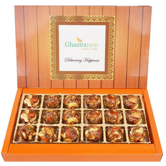 Ghasitaram Dry Fruit Laddoos with No Added Sugar | Swadesiicart