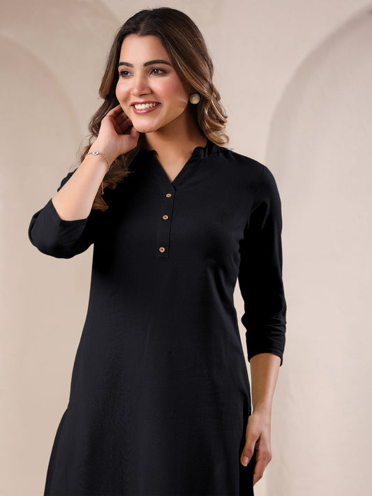 Janasya Light Cotton Solid Straight Kurta - Swadesiicart
