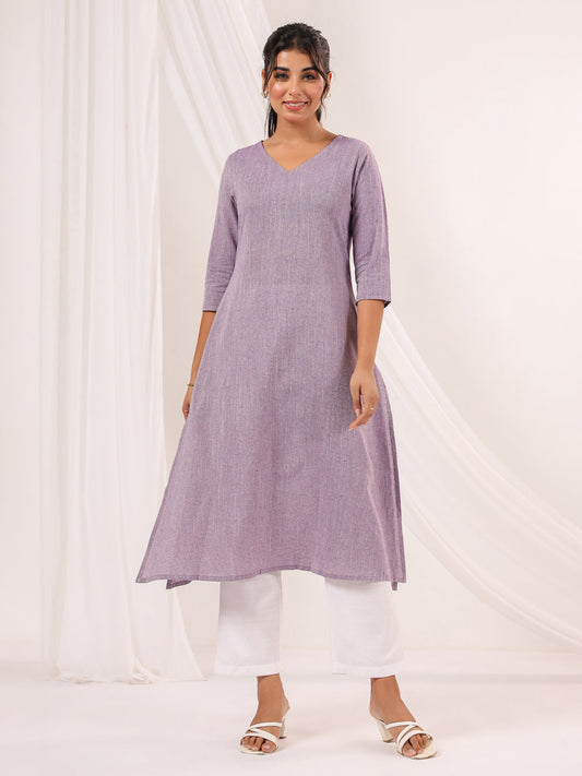 Janasya Light Cotton Solid Straight Kurta - Swadesiicart