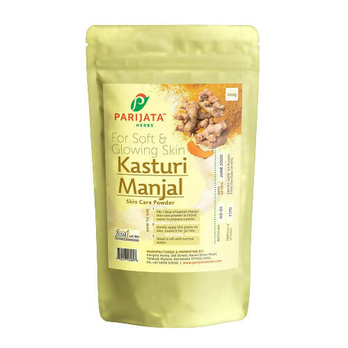 Parijata Herbs Kasturi Manjal (Haldi) Powder - Distacart