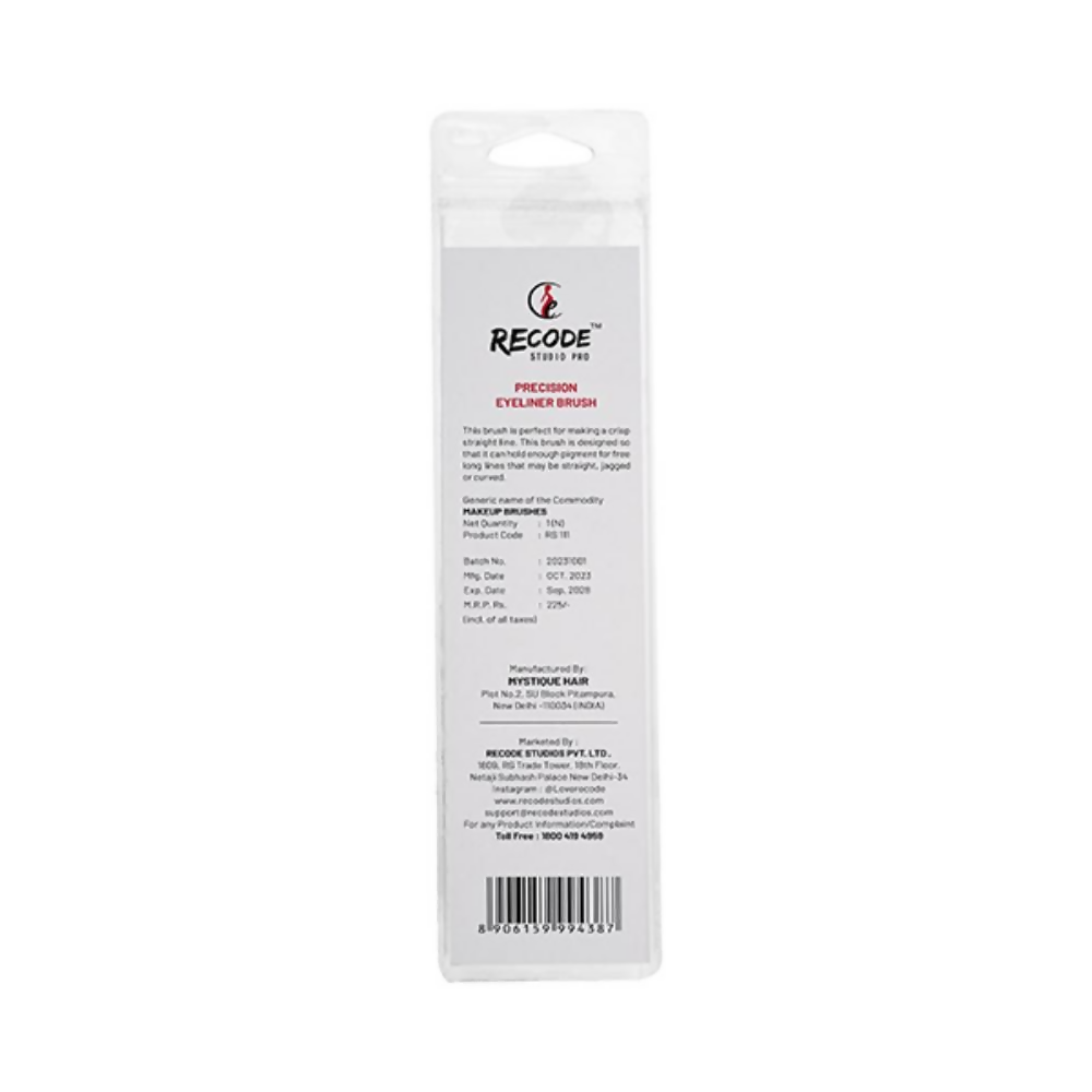Recode Precision Eyeliner Brush - RS 111 - Swadesiicart
