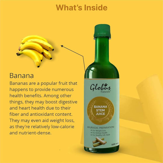 Globus Naturals Banana Stem Juice - Swadesiicart