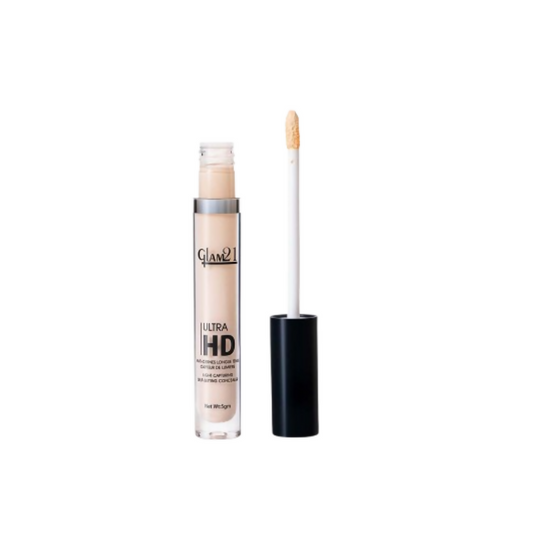 Glam21 Ultra HD Liquid Concealer for HD Finish - Light Ivory