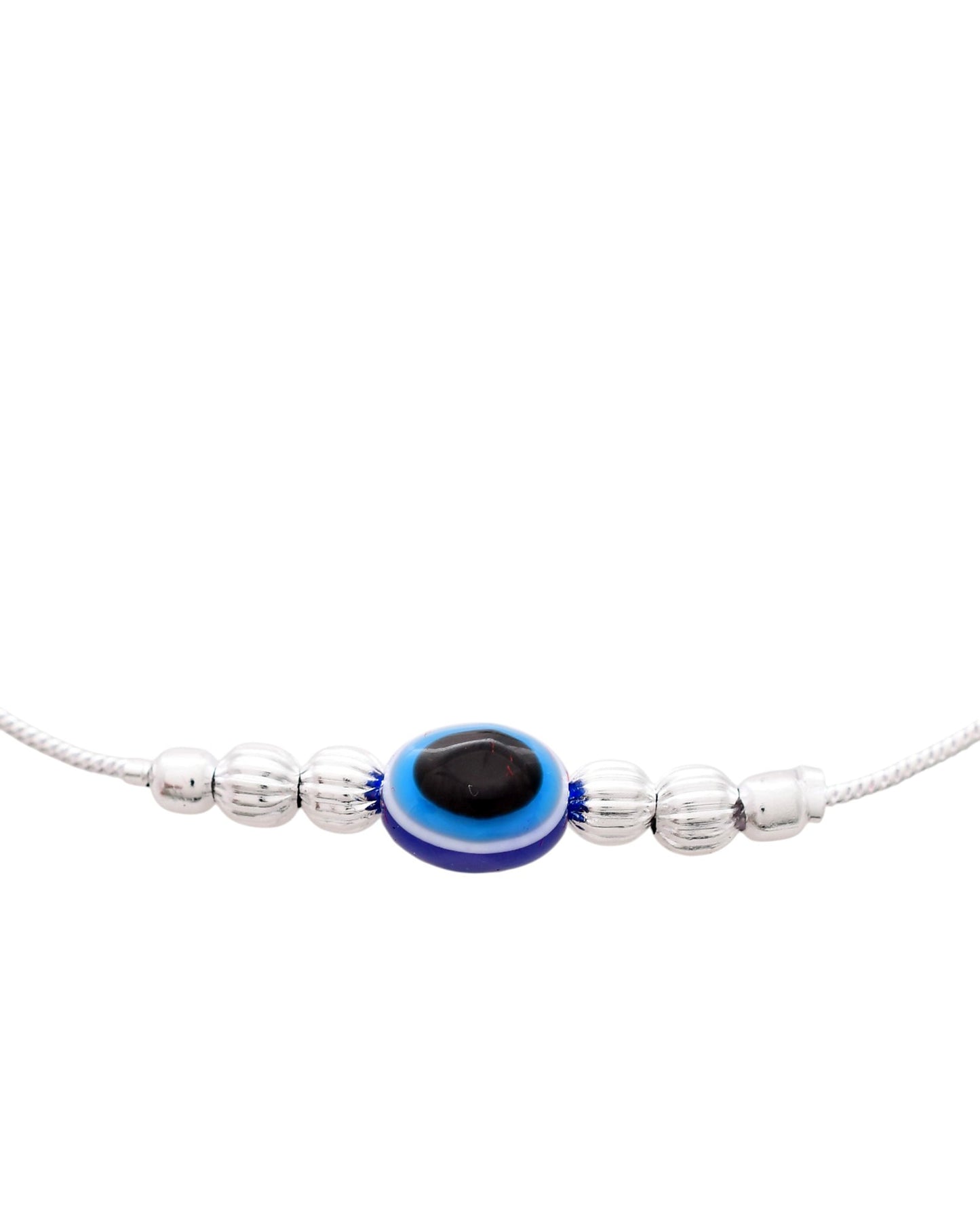 Jewels Nest Oxidized Silver Heart Charm Anklet – Boho & Traditional | Swadesiicart