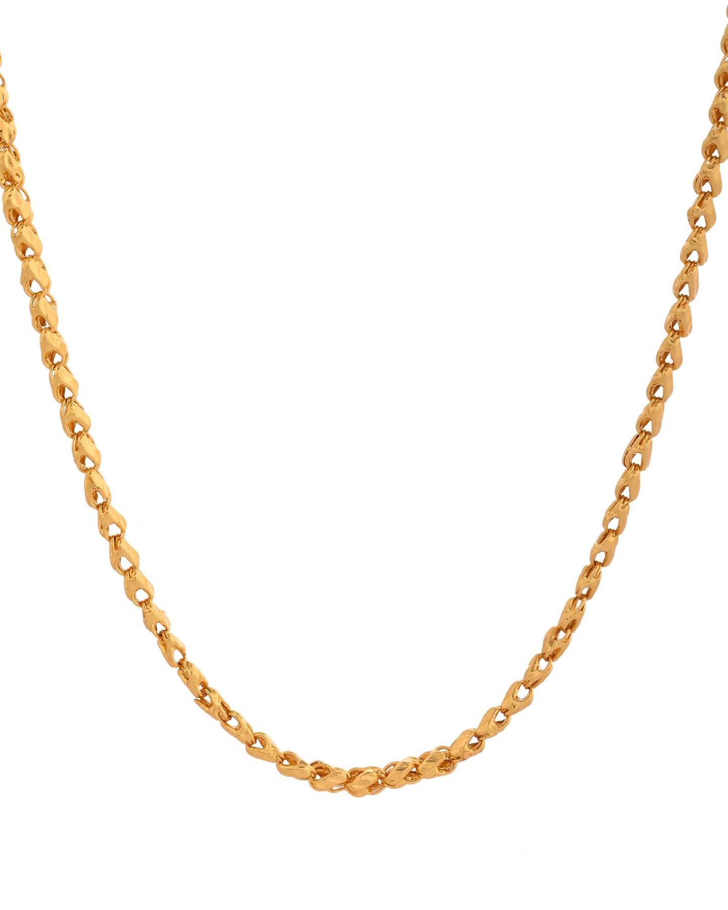 Jewels Nest Premium Spiral Gold Chain – Daily Wear with Luxury Appeal