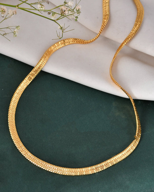 Jewels Nest Premium Gold-Polished Snake Chain | Swadesiicart