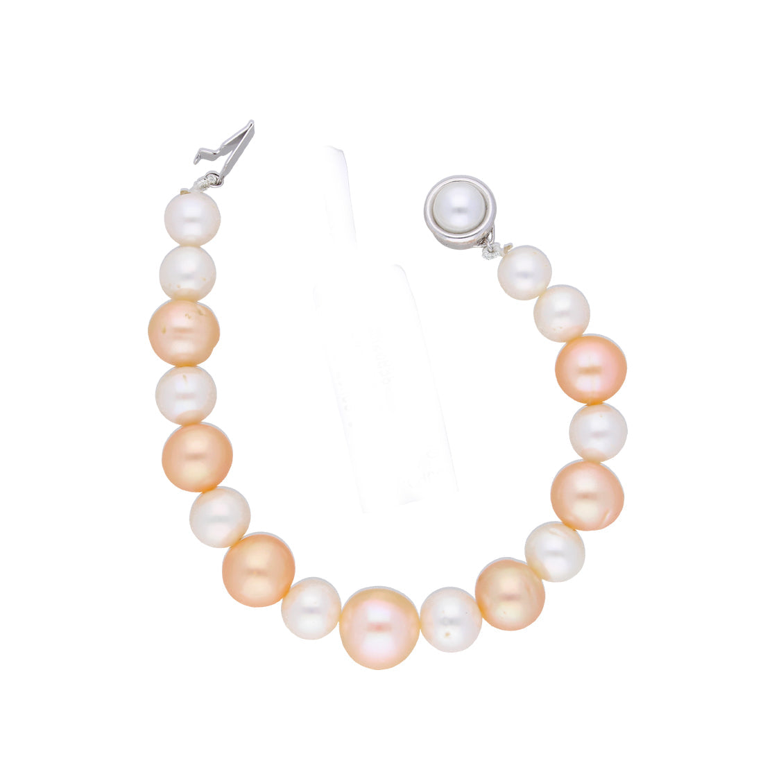 J Pearls Fancy Pearl Bracelet - Real Pearl Jewelry - Swadesiicart