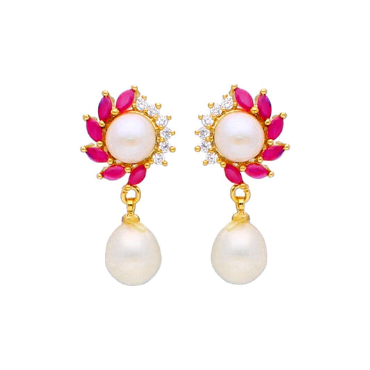 J Pearls Mahika Pearl Earrings - Real Pearl Jewelry - J Pearls