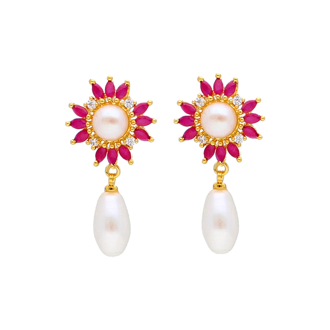 J Pearls Laya Pearl Earrings - Real Pearl Jewelry - J Pearls