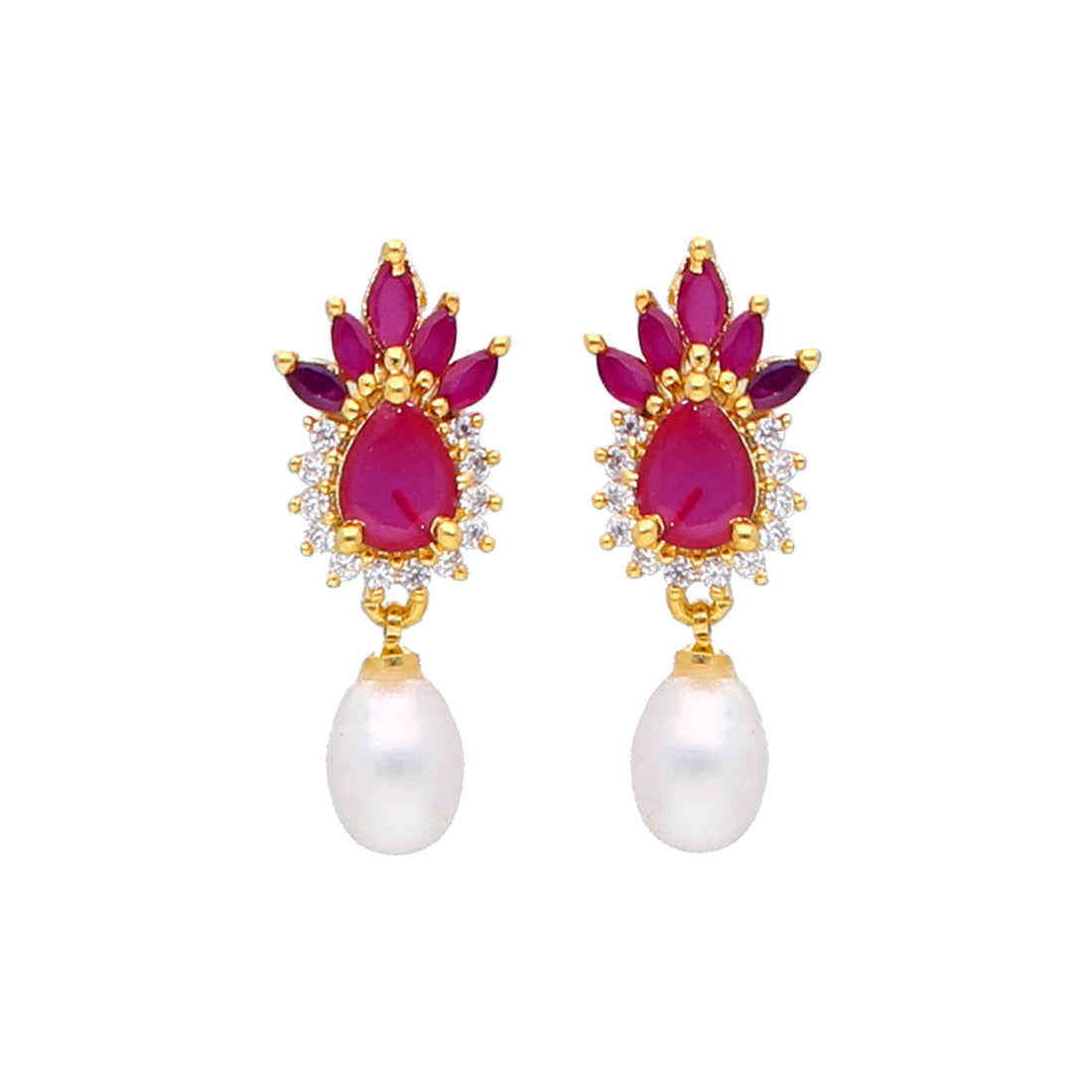 J Pearls Sparkle Pearl Earrings - Real Pearl Jewelry - J Pearls