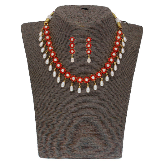 J Pearls Beautiful Pearl Necklace - Real Pearl Jewelry | Swadesiicart