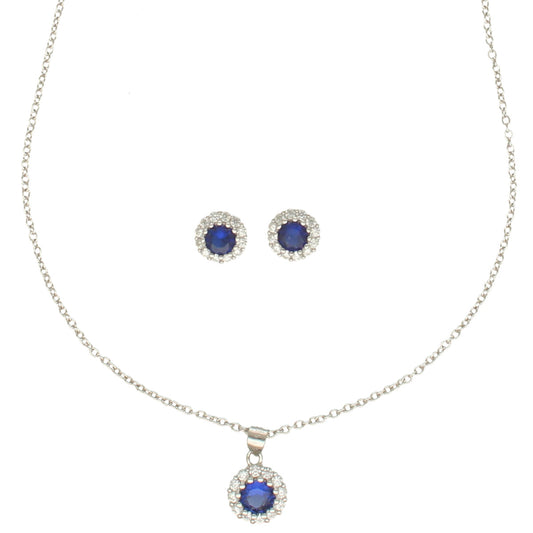 J Pearls Classic 925 Silver Pendant Set