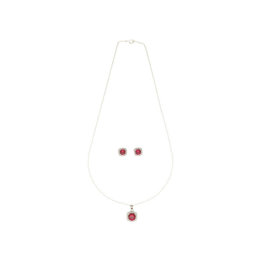 J Pearls Brielle 925 Silver Pendant Set