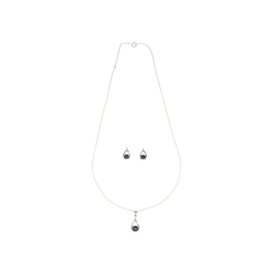 J Pearls Valerie 925 Silver Pendant Set