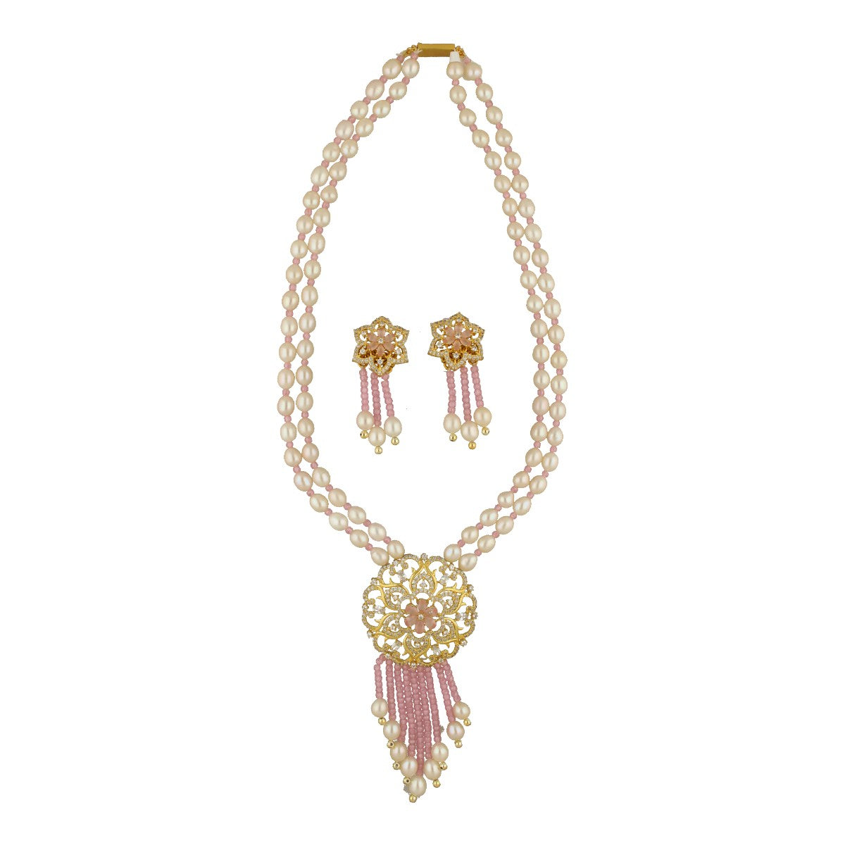 J Pearls Rhea Pearl Set - Swadesiicart