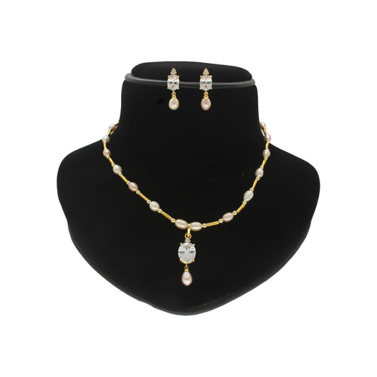 J Pearls Jeeval Pearl Pendant Set