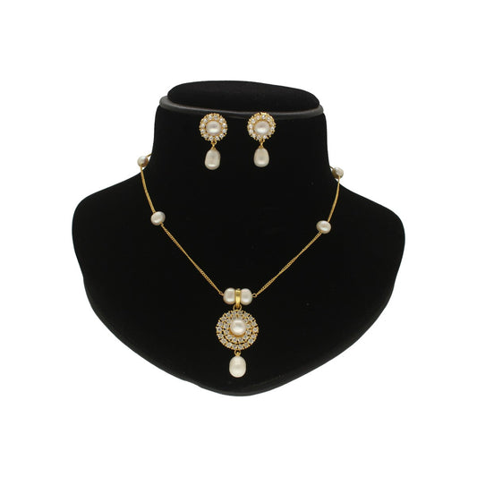 J Pearls Clara Pearl Pendant Set