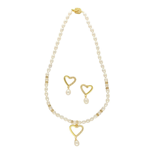 J Pearls Lubov Pearl Set - Swadesiicart