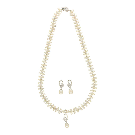 J Pearls Luvya Pearl Set - Swadesiicart