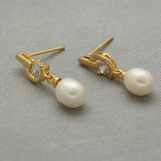 J Pearls Carina Pearl Earrings - Swadesiicart