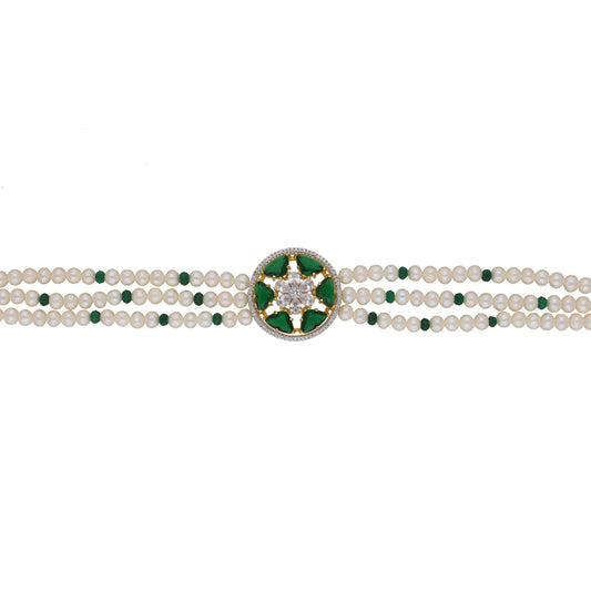J Pearls Haarshini Pearl Choker - Real Pearl Jewelry | Swadesiicart