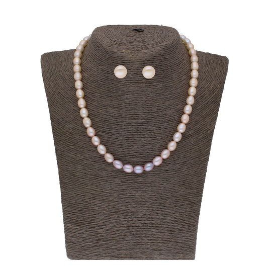 J Pearls Baani 1 Line Pearl Necklaces - Real Pearl Jewelry | Swadesiicart