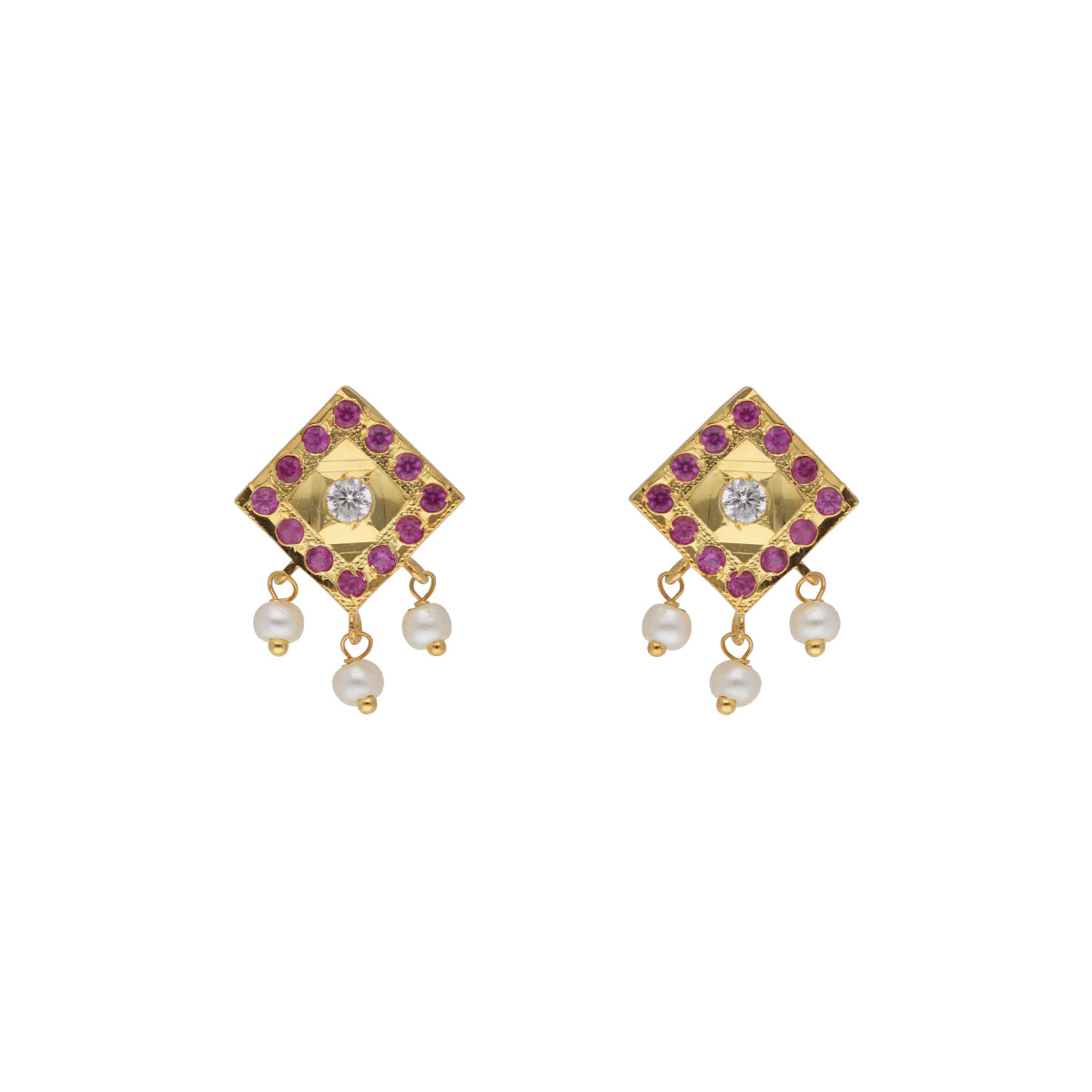 J Pearls Yochana 1 Line Round Pearl Necklaces - Real Pearl Jewelry | Swadesiicart