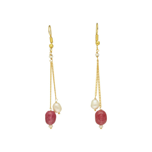 J Pearls Ancy Pearl Earrings - Swadesiicart
