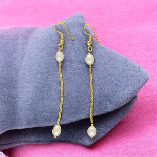 J Pearls The Lorie Pearl Earrings - Swadesiicart