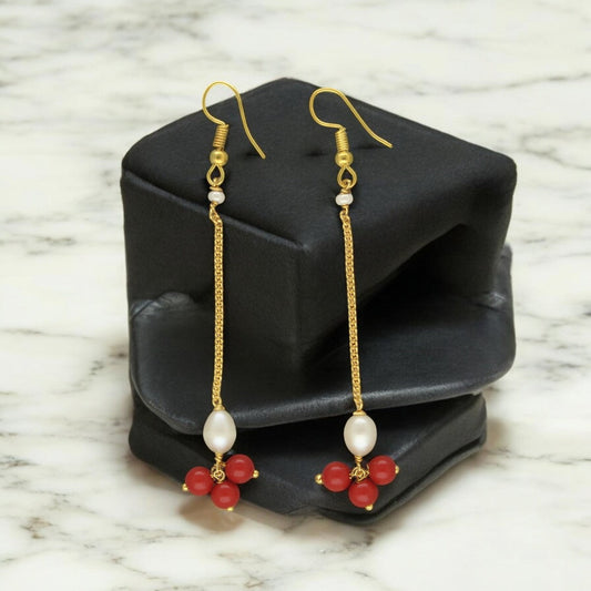 J Pearls Klara Pearl Earrings - Swadesiicart